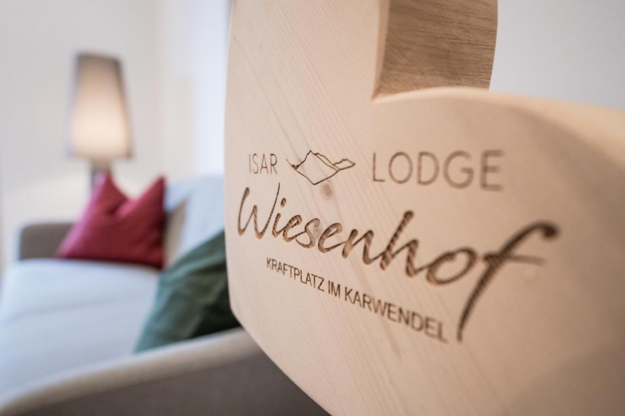 Hotel Garni Isarlodge Wiesenhof Scharnitz Buitenkant foto